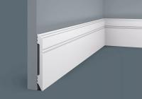 Плинтус напольный из экополимера Cosca Decor PX005
